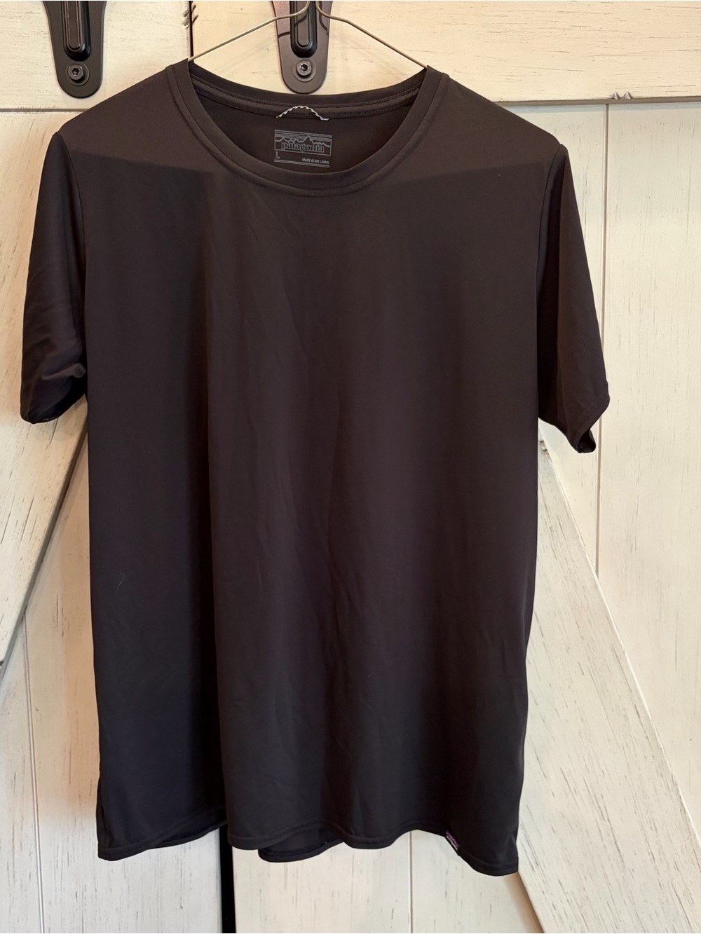 Patagonia Black Short Sleeve Crew Tee Size Large